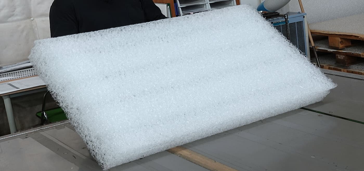 立体網状構造体完成